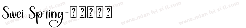 Swei Spring字体转换
